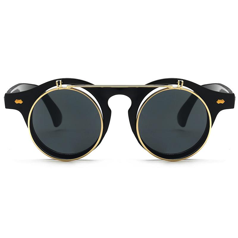 

Sunglasses Fashion Creative Desig Vintage Women Men Trend Metal Shade Sun Glasses Latest UV400