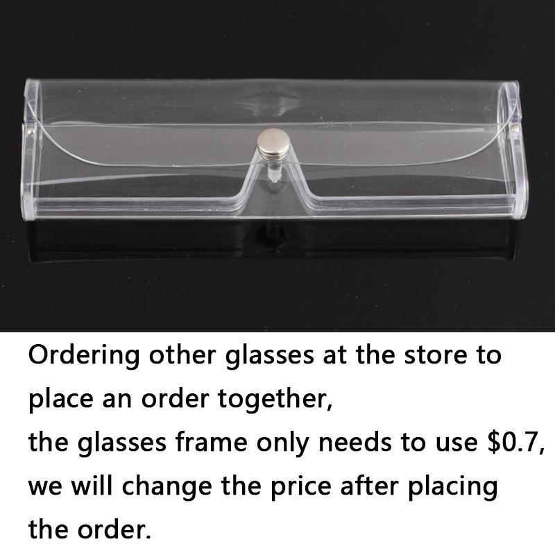 

Other Fashion Accessories Ultralight Portable PVC Transparent Reading Glasses Case Ladies Men Women Box Presbyopic