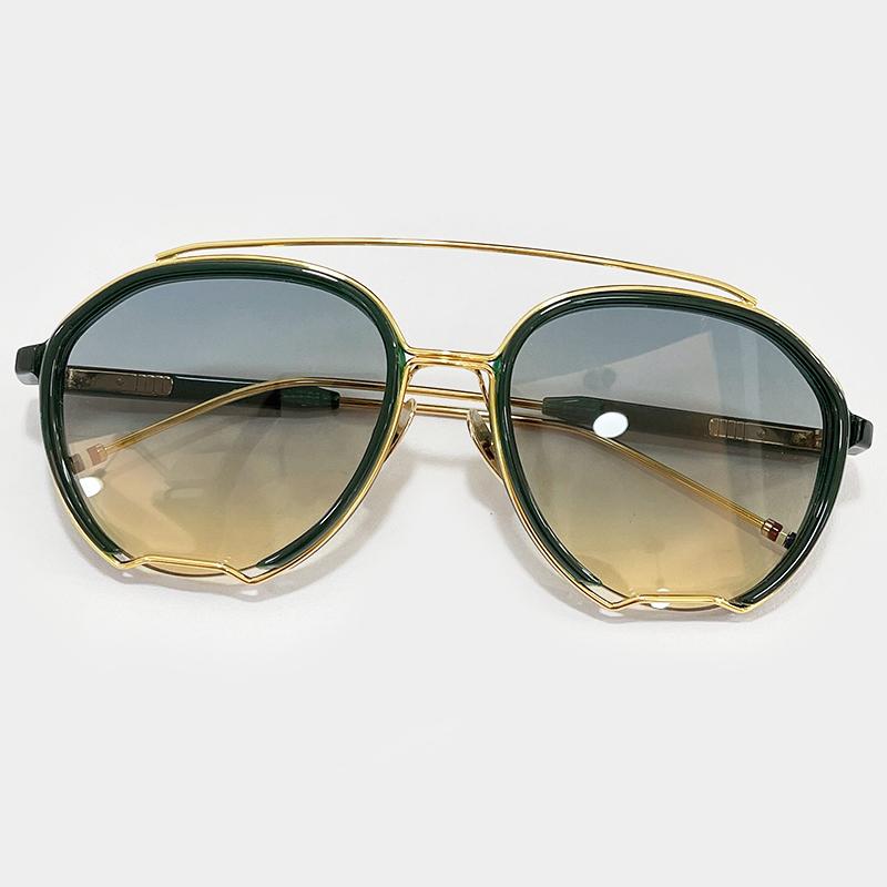

Sunglasses 2021 Brand Half Round Women Fashion Big Frame Gradient Sun Glasses Female Oculos Unisex Eyewear