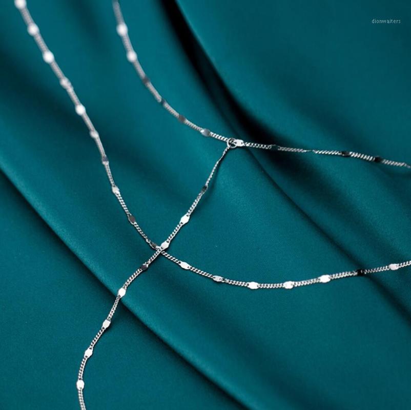 

Sterling Y Shape Double Layers Summer Necklace A2180 Chains