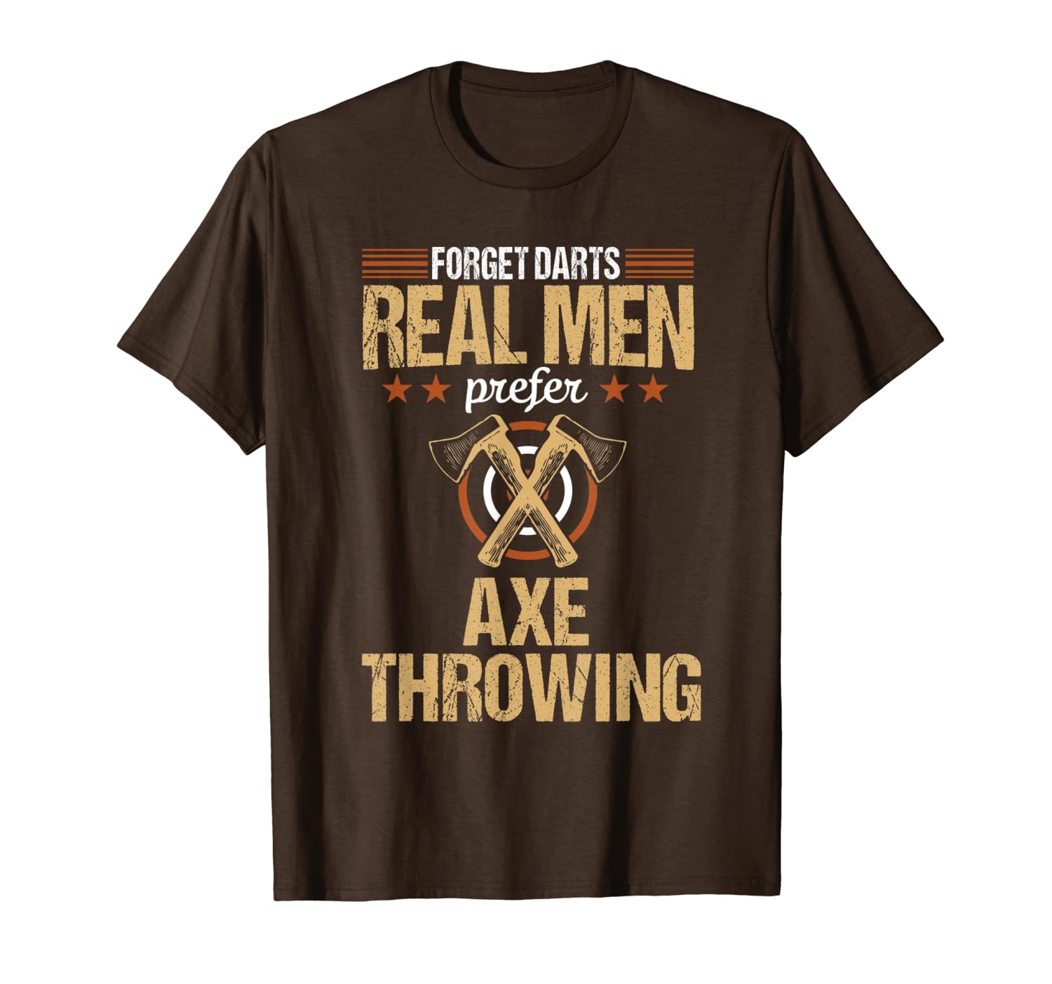 

axe throwing funny real men lumberjack hatchet thrower gift t-shirt, White;black