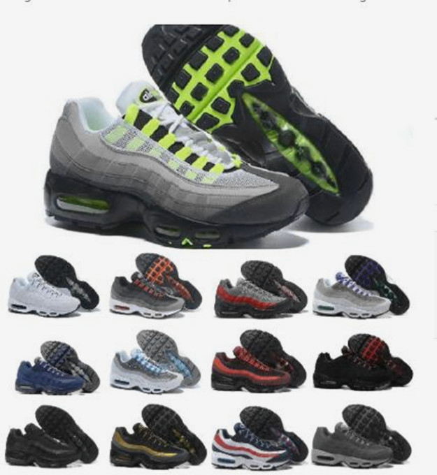 

Men 95 OG Cushion shoes Navy Chaussure Triple 95s Neon Denham Women air runnings Retro max White Black Vapourmax Worldwide Pack Greedy, Black;brown