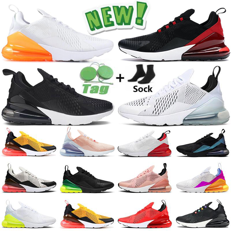 

270 Running Shoes 270s Triple Black White Red Women Men Designer Sneakers Bred Total Orange Be True Volt Barely Rose Grape Mens Trainers Out