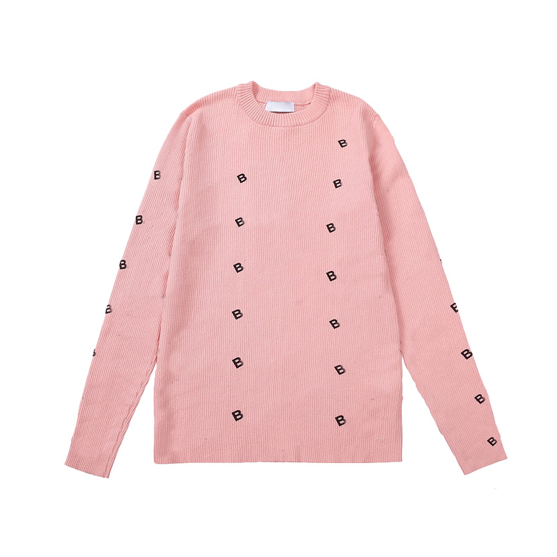 

Fashion Women Knits Crew Neck Long Sleeve Cardigan Keep Warm In Winter Various Color Styles Mens wear Fashion Clothes, B-pink