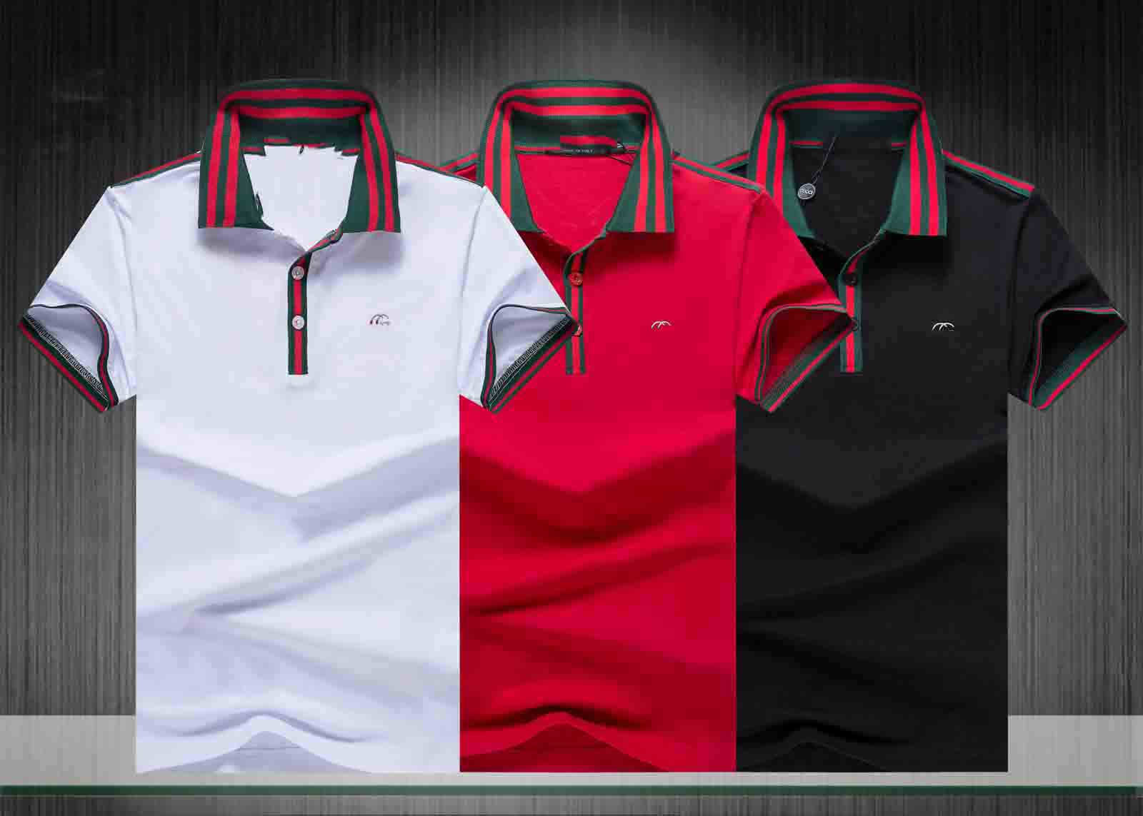 

Summer 100%Cotton Men Polo T-shirt est LOGO Print Fashion Clothing shirt Trend Short sleeve TshirtM-3XL