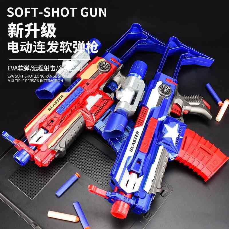 

electric m416 xingpo children's continuous firing toy sucker soft bullet gun chicken eating equipment full set of boys' toys
