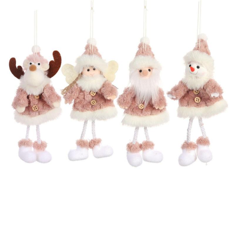 

Christmas Decorations Elk Angel Plush Pendant Home Decor Kids Gifts Xmas Party Tree Pography Props Hanging