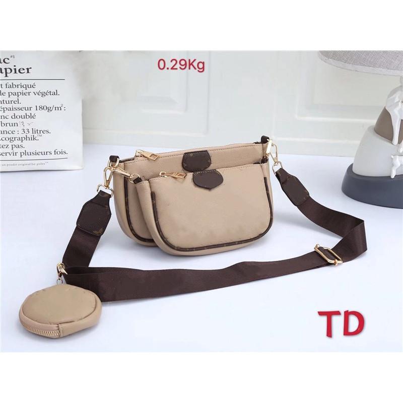 

YQ CLassic 3 pieces set high qulity Designer bag womens handbags PU Embossing Crossbody fashion handbag shoulder female purse Backpack, White