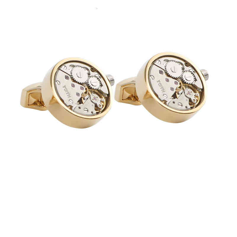 Watch Movement Cufflinks Can Rotate, Special Adhesive Can't Fall Off, Brand-new Mechanical Modeling Famous A11166-image-742696393