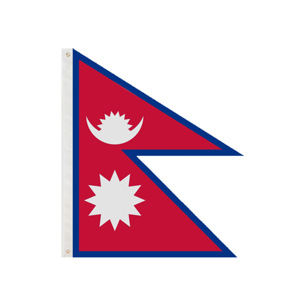

Nepal Flags National Polyester Banner Flying 90*150cm 3*5ft Flag All Over The World Worldwide Outdoor can be Customized