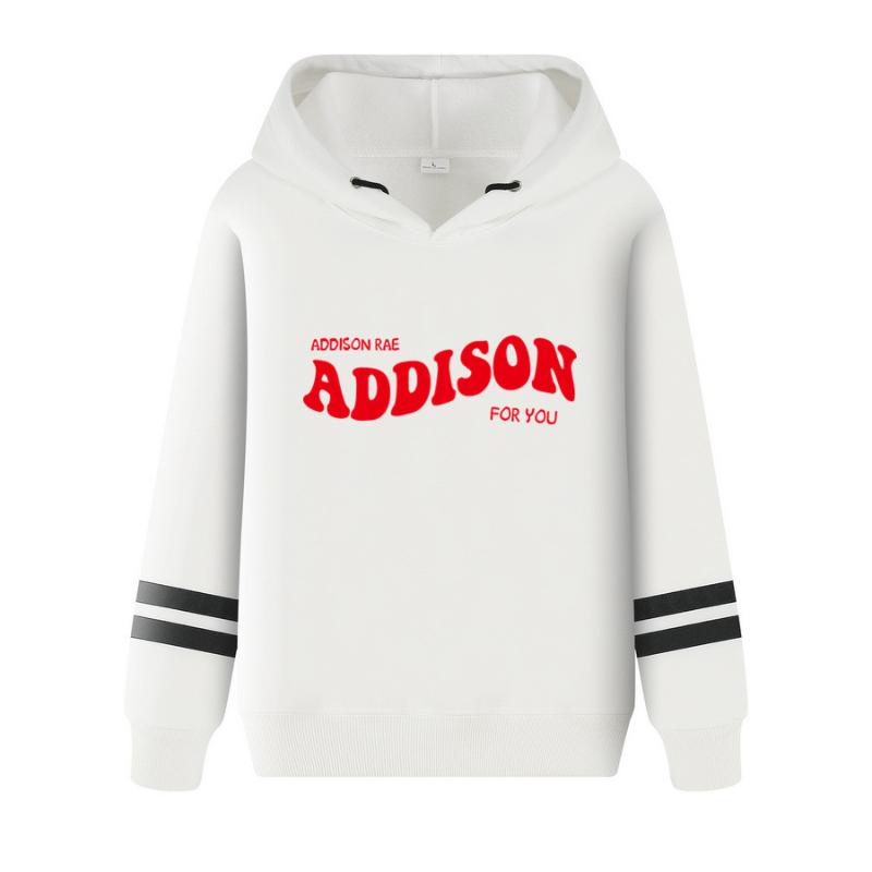 

Men' Hoodies & Sweatshirts Addison Rae For Men Women Pocketless Sleeve Sweatshirt Harajuku Streetwear Social Media StarSt Fashion Clothes P, Burgundy