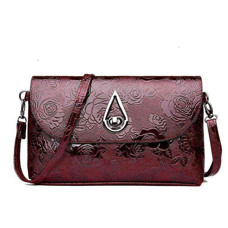 

HBP Non-Brand Single delivery of rose patent leather, Yiwu * 10 mother shoulder bag sport.0018, Red