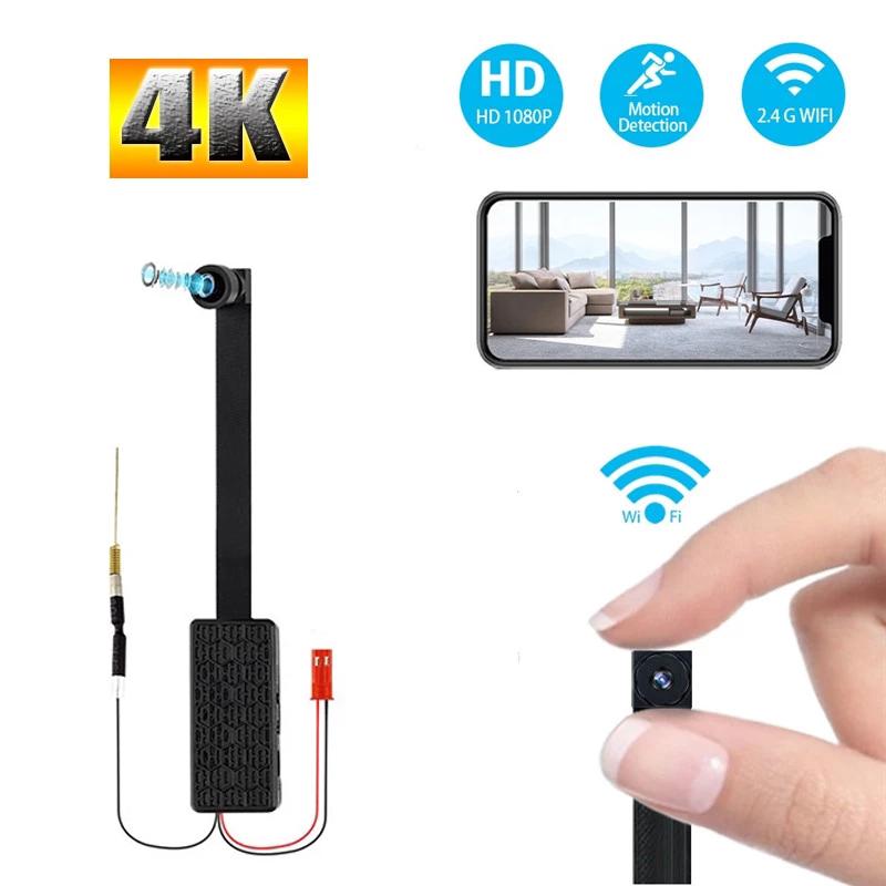 

Mini Cameras DIY Portable WiFi IP Camera HD 4K Night Vision Remote View P2P Wireless Micro Cam Webcam Camcorder Video Recorder
