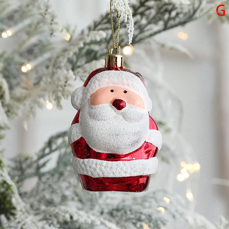 

Party Decoration 2022 Christmas Decorations Ice Cream Snowman House Five-pointed Star Small Turn Combination Pendant Tree