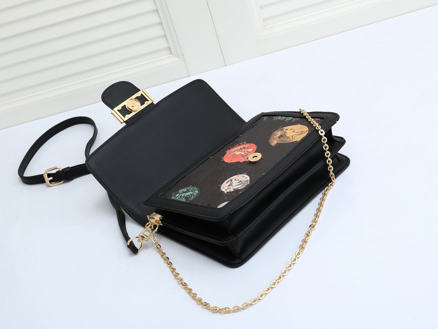 

2021 handbag Tote bag Hot Fashion Luxury Designer handbags Purse Water ripple chain Shoulder bags Caviar High Quality Genuine PU Leather Qui