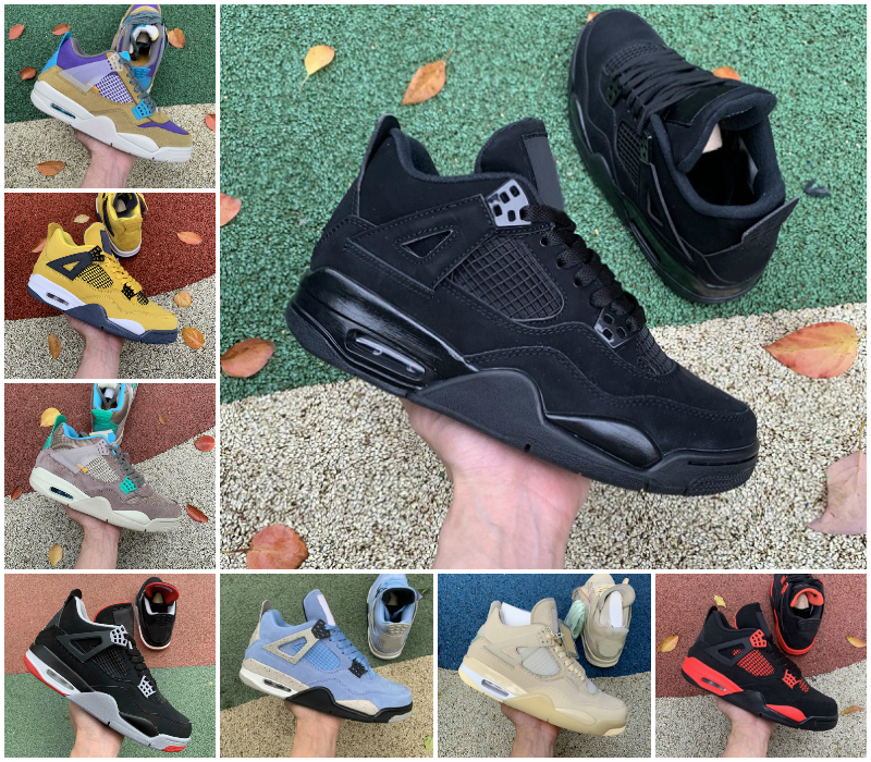 

Jumpman University Blue 4 4s Basketball Shoes Mens Shimmer Sail White Oreo Thunder JORDÁN Desert Moss Taupe Haze NOIR What The Black Cement Cat Royalty Sneakers, Box