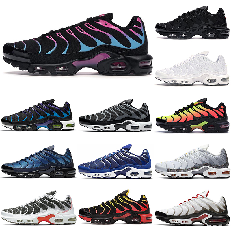 

2022 Designer Tns Plus Max Running Shoes Mens Bubblegum OREO TN Zapatos Volt Pack Gradient Black Trainers Fashion Sports Casual Walking Sneakers Size 40-46, 40-46 psychic blue