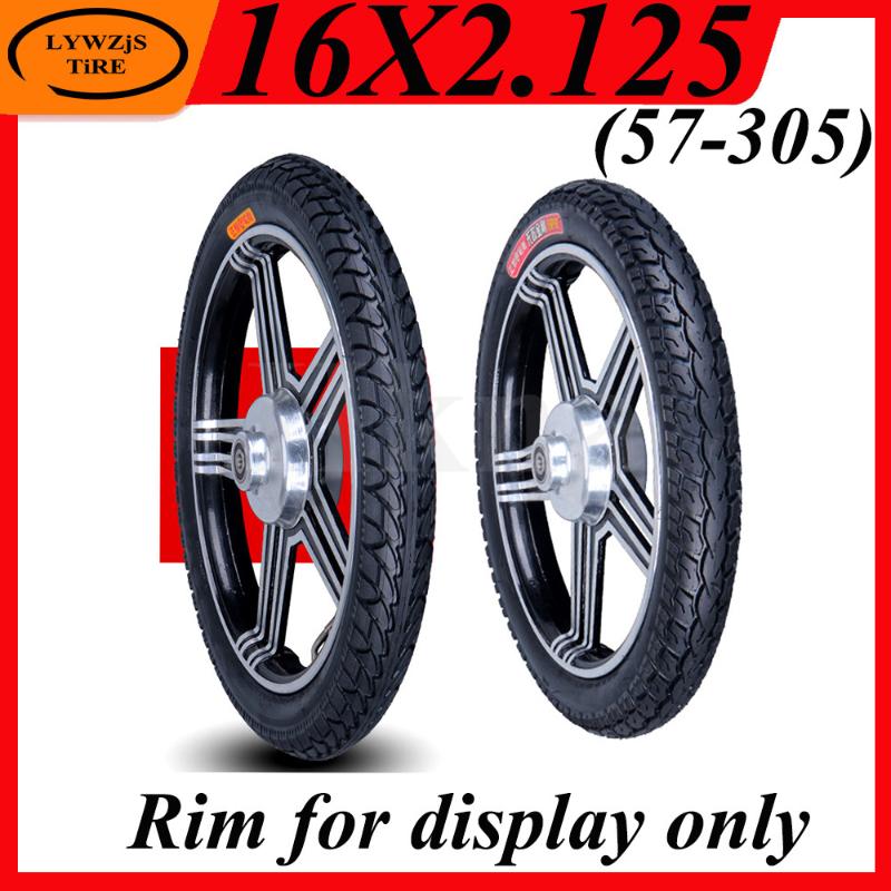

Motorcycle Wheels & Tires 16x2.125 Tire For Electric Bicycle E-bike 16 Inch CST Inner Outer Tube 57-305 Explosion Proof Wear Resistant Tyre