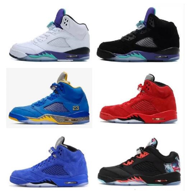 

Basketball shoes 4s men women 5s Moonlight Raging Metallic 5 4s Red Thunder White Oreo University Blue Cool Grey 4 mens outdoor sneakers, # 1