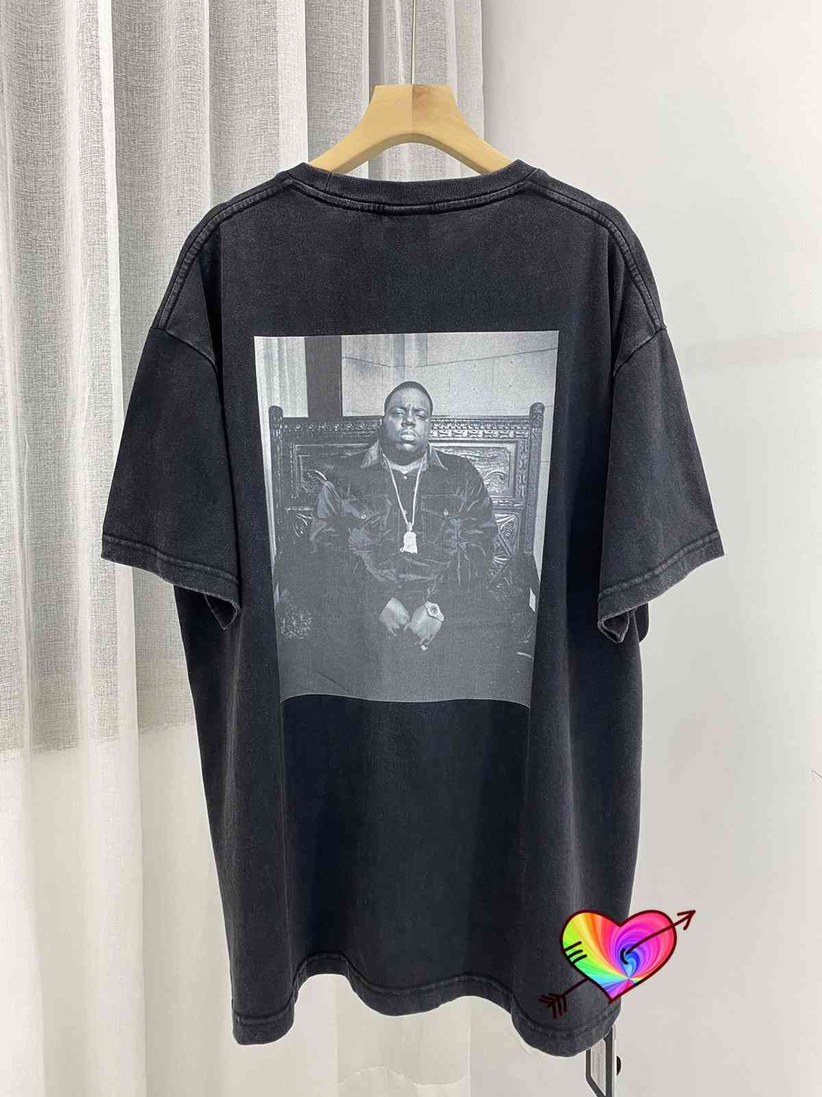 

KITH Biggie T Shirt Men Women 1:1 High Quality Life After Death Kith Tee Graghic Print Tops Vintage Short Sleeve, White;black