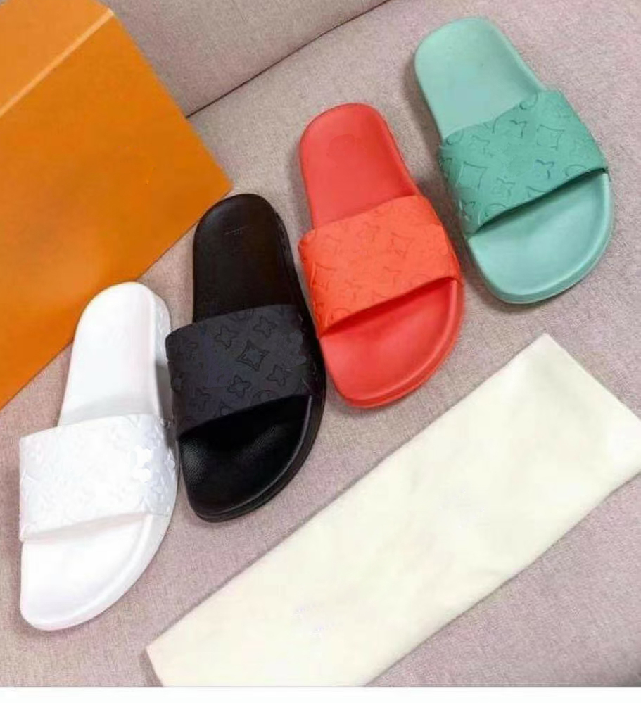 

30jnL12 men womon slippers fashion causal tian/blooms start print slide sandals unisex outdoor beach flip flops 35-45, White