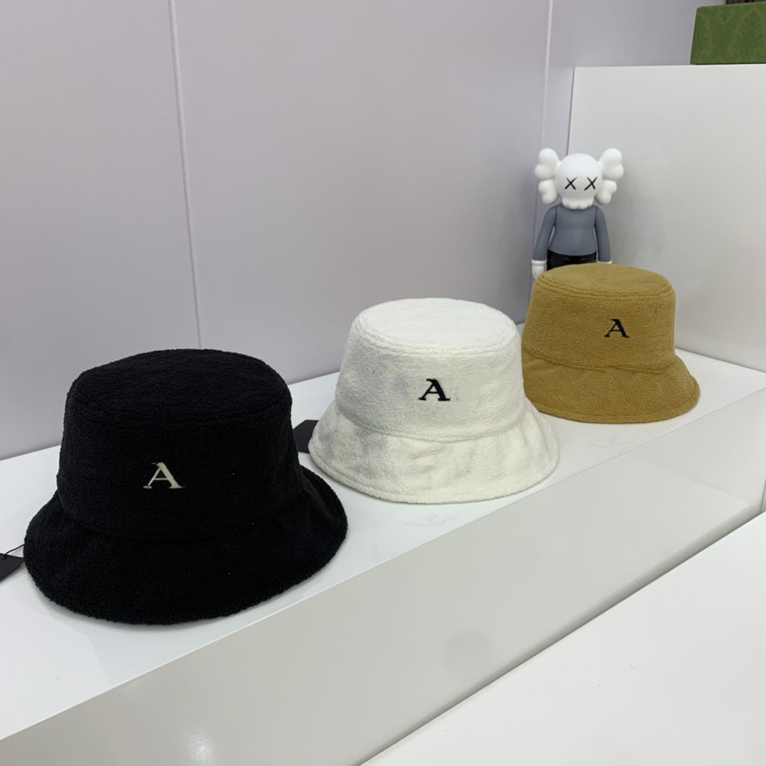 

Luxurys 2021 spring autumn fashion designers wool bucket hat exquisite workmanship leisure men and women apply to 3 colors good nice, Blue;gray