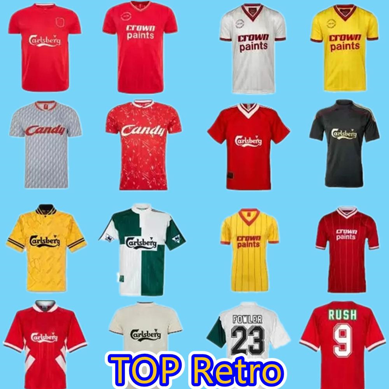 

Retro Gerrard JERSEYS SOCCER FOOTBALL Alonso D.Cisse Baros Luis Garcia RIISE McMANAMAN Barnes owen Dalglish TORRES Keane Shirts, Black;yellow