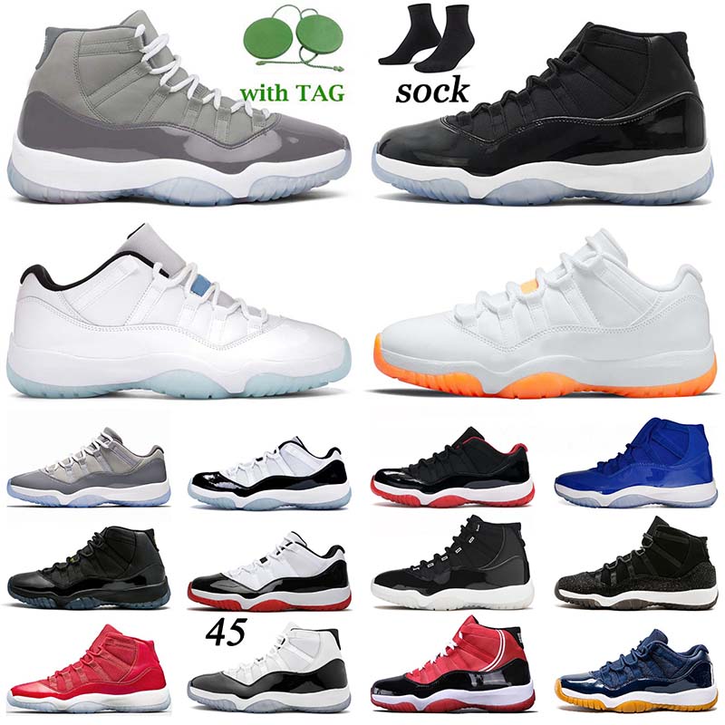 

Air Jorden Jordan 11 11s Retro Jumpman Basketball Shoes For Mens XI Citrus Low Legend Blue Concord Bred High Space Jam Cool Grey Men Women Sports Sneakers Trainers, Pay the box