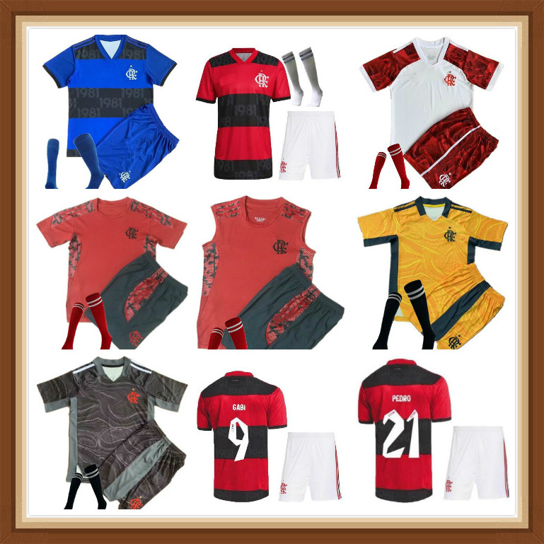 

20 21 CR Flamenco Soccer Jerseys 2021 2122 Flemish GUERRERO DIEGO VINICIUS Flamengo GABRIEL B adult Football Shirt, Black;yellow