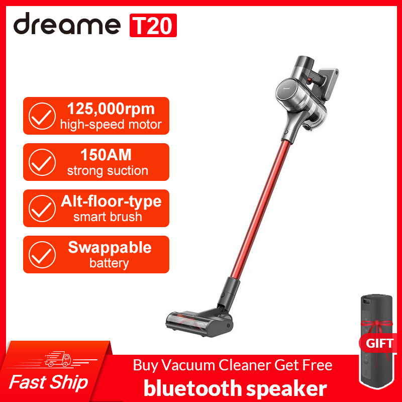 

Dreame T20 Handheld Cordless Vacuum Cleaner Intelligent All-surface Brush 25kPa All In One Dust Collector Floor Carpet Aspirator