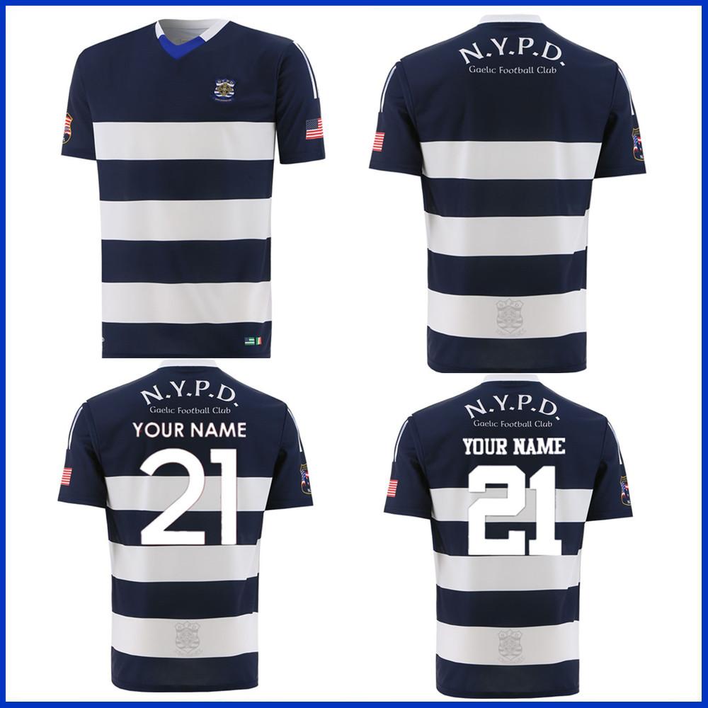 

2021 NYPD GAA Goalkeeper Jersey 2021/22 IRELAND NYPD TRAINING RUGBY JERSEY size S-3XL-5XL, Black