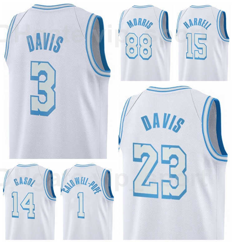 

City Basketball Edition 17 Dennis Schroder Jersey 88 Markieff Morris 28 Alfonzo McKinnie 15 Montrezl Harrell 9 Wesley Matthews Marc Gasol, Custom name number