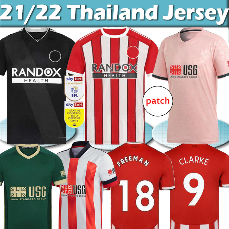

21/22 Sheffield Soccer Jerseys berge MOUSSET united 2021 2022 McBURNIE LUNDSTRAM FLECK NORWOOD SHARP Men Adult kids kits Football Shirt Thai, Xiefeierlian