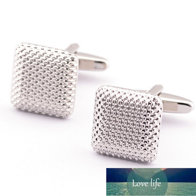 

NEW ARRIVAL Elegant Men Cufflinks Glossy Three-Dimensional Emboss Spots Pattern Exquisite Cuff Button Cuff-link Factory price expert design Quality Latest