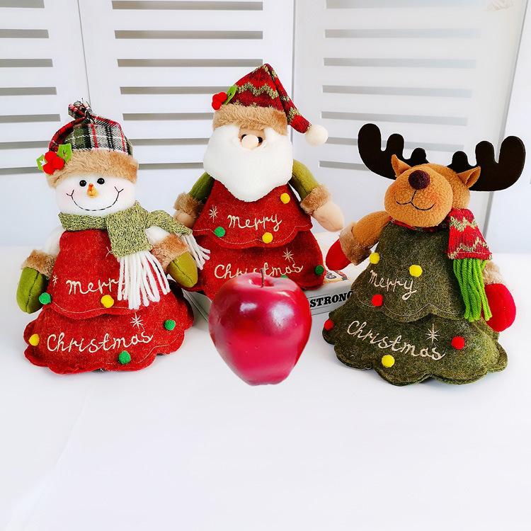 

Christmas Decorations Apple Bag Decoration Gift Pack Safety Night Santa Claus Candy