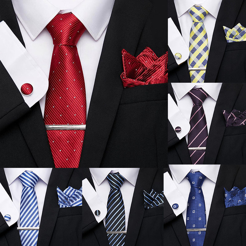 

Wedding Red Novelty Stripe Dot 7.5 cm 100% Silk Necktie Formal Dress Accessories Casual Skinny Cravat Gift for Men Bow Tie