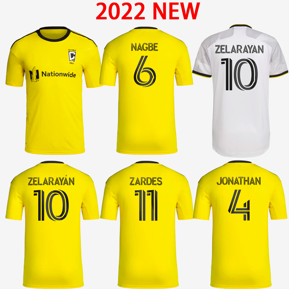 

2022 2023 Columbus soccer jerseys #6 NAGBE #10 ZELARAYAN #11 ZARDES #4 JONATHAN MLS Mens football shirts gray black 22 23 Uniforms home away -2XL MLS, 2021