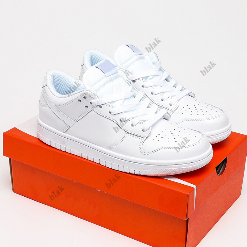 

Top Quality Mens Casual Shoes skateboard shoe Dunks Low Triple White Women Men Trainer Platform Sneaker With Box DD1503-109, #1