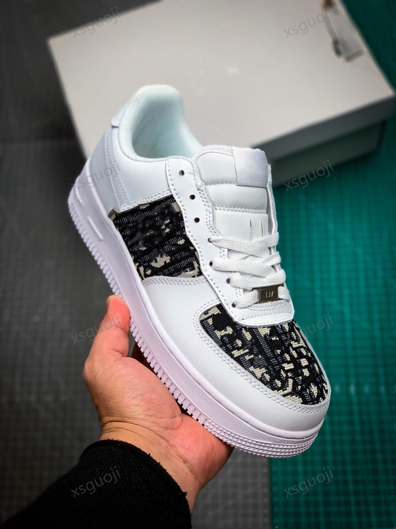 

Nouveau Hommes Femmes Low Cut One 1 Casual Blanc af dunk Sneakers noir Skateboard Classique Baskets Chaussures de sport, Black;red