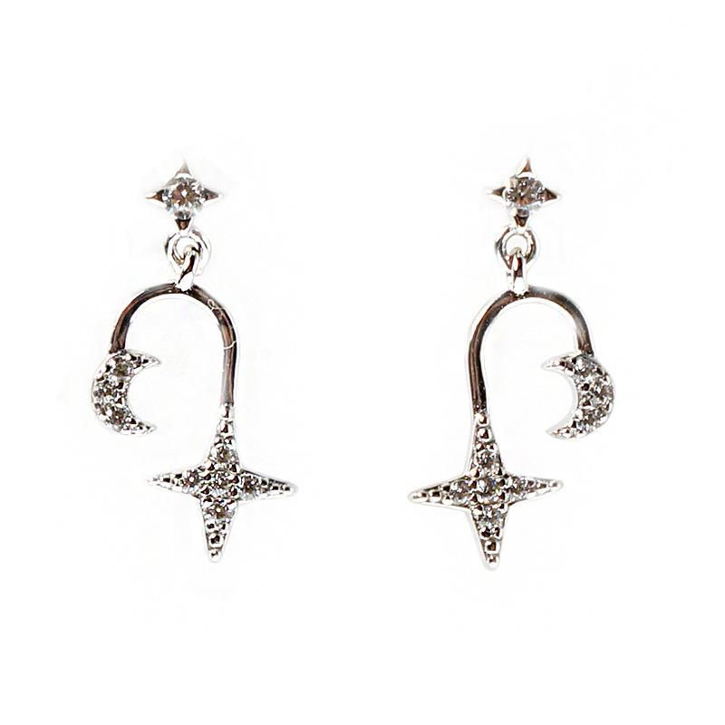 Stud DE100 Classic Women Party Earrings Arrival Romantic Lover Silver Have Different Colors Choose For Jewelry Gift-image-700541964