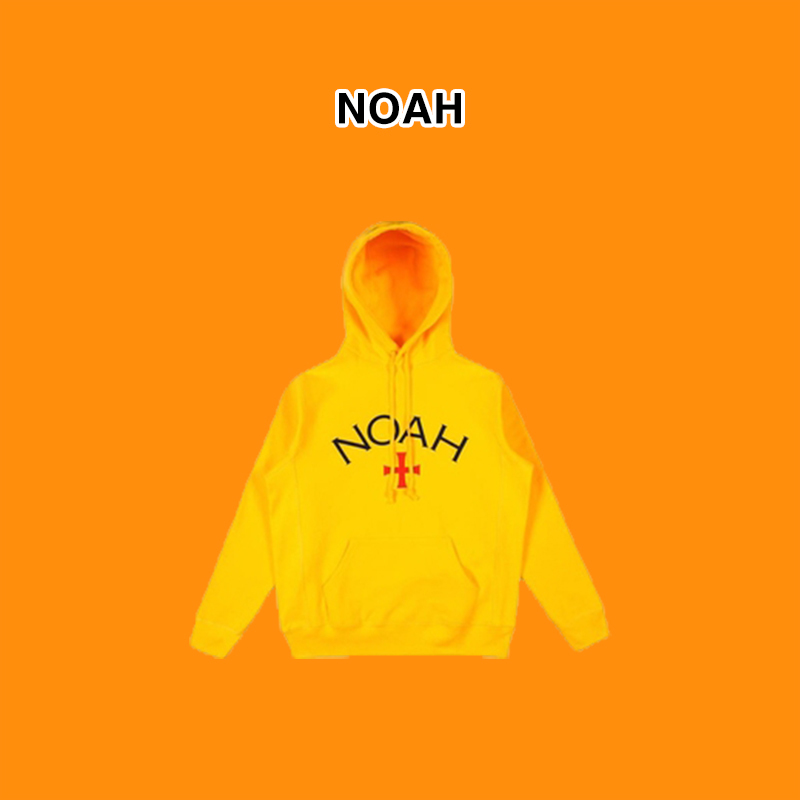 

men' Noah classic cross fashion street couple loose and women' hoodies, White