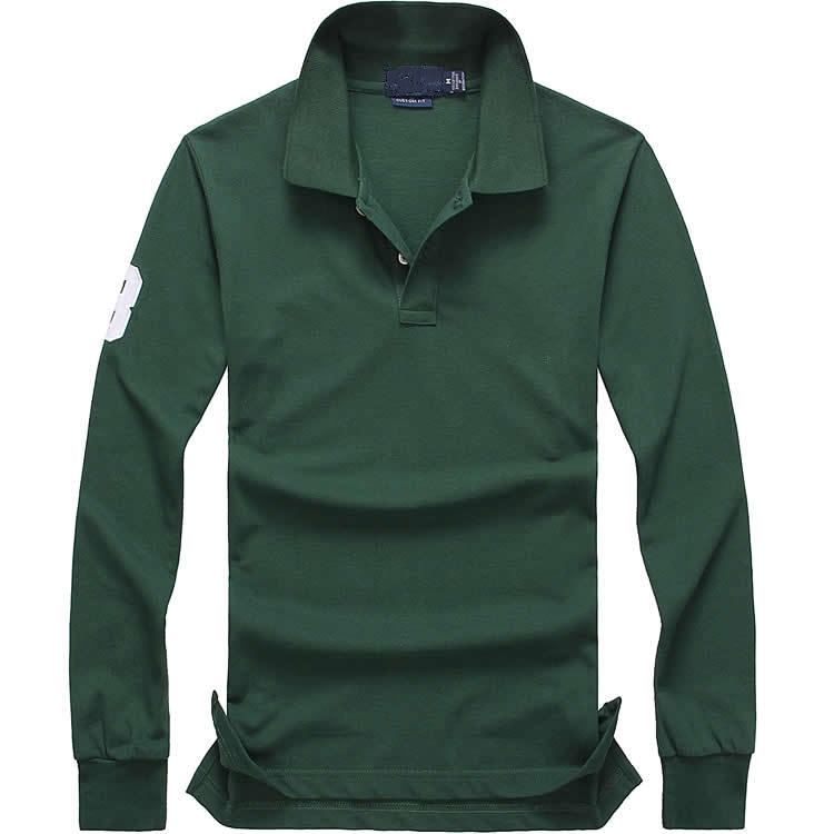 

2022SAmerican Shirt Long Sleeve Big Horse Embroidery Pearl Cotton Loose Large Casual Men's T-Shirt RK3R, 21