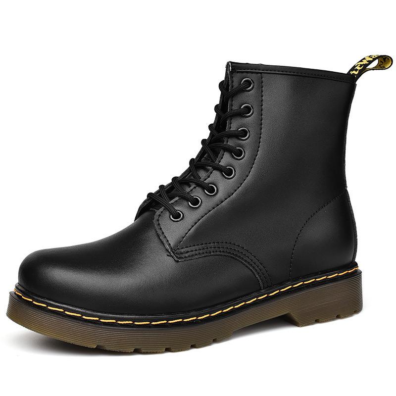 Boots Men's High Top British Winter Plush Lovers Korean Tooling