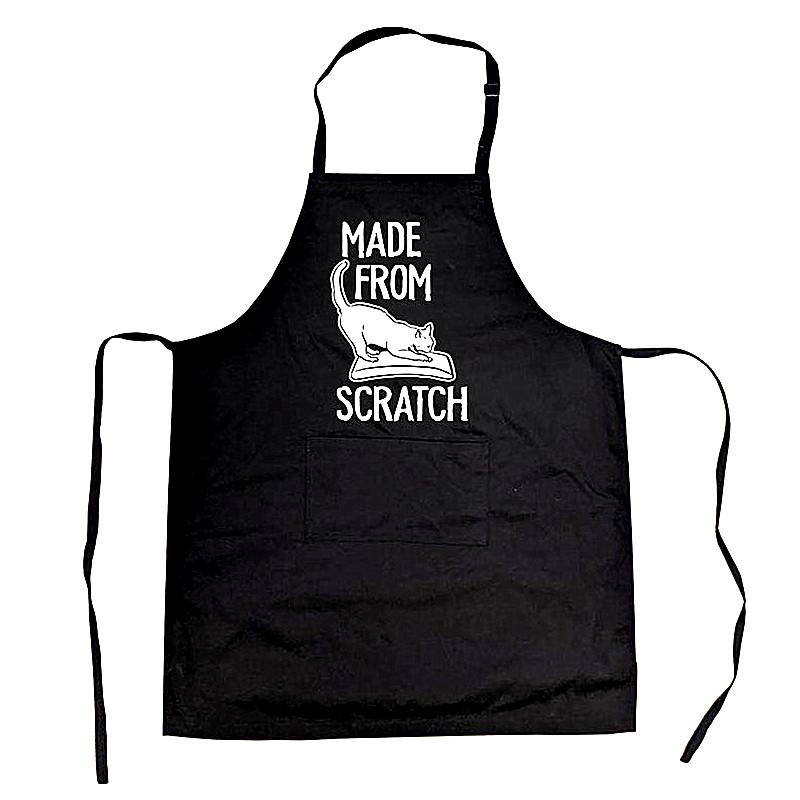 

Personalized Apron Baking Funny Apron,Made From Scratch,Funny Cat Lover Gifts,Custom Aprons Gift Ideas Gifts,BBQ Chef