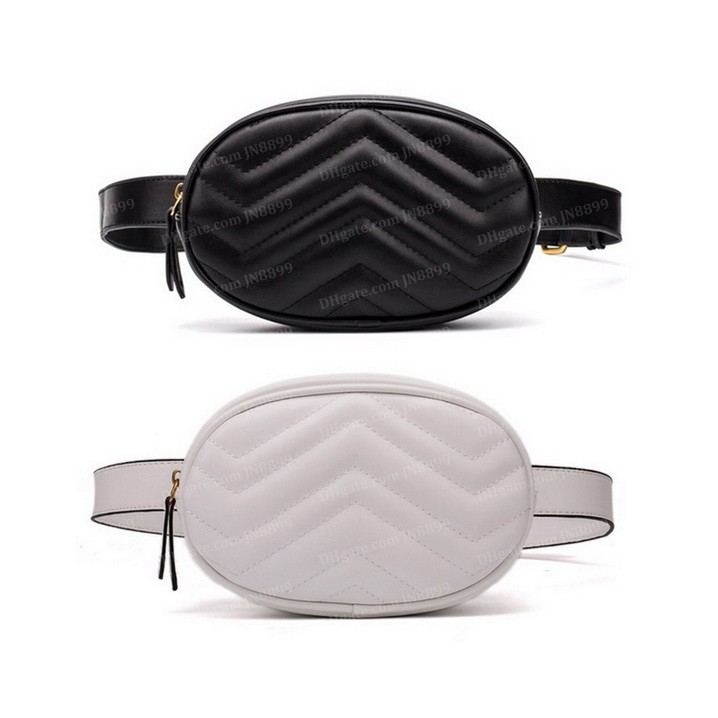

Top Quality New Designer Leather Waist Bags Women Men Letter Shoulder Bag Belt Purse Wallet Handbags Fanny Pack 4 Colors JN8899, Size: 18x11x5cm