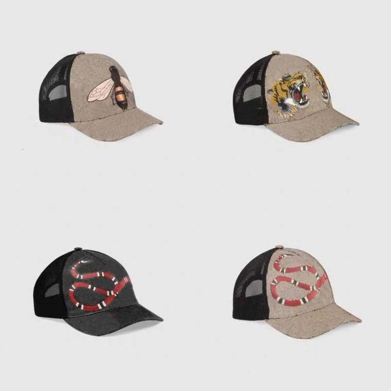 

Design tiger animal hat embroidered snake brand men's women's baseball adjustable golf sports2888 hh cap, Black;white