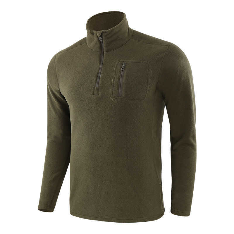 

Autumn Winter Thermal Military Tactical Jacket Men Soft Shell Pullover Training Polar Fleece Coat Thick Warm Camouflage Jacket X0621, Fg