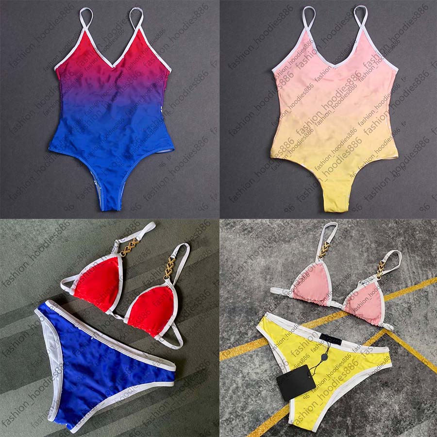 

New Womens Dress Bikini Sexy Beach Bikinis Set Luxurys Designers Classics Brown Summer Split Swimwear, White;black