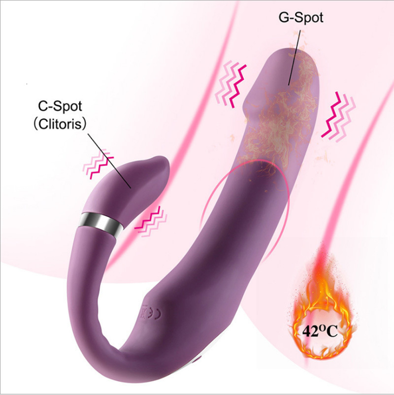 Massager Fun G-spot Double Head Vibrating Stick Adult Female Masturbator Massage-image-723291095