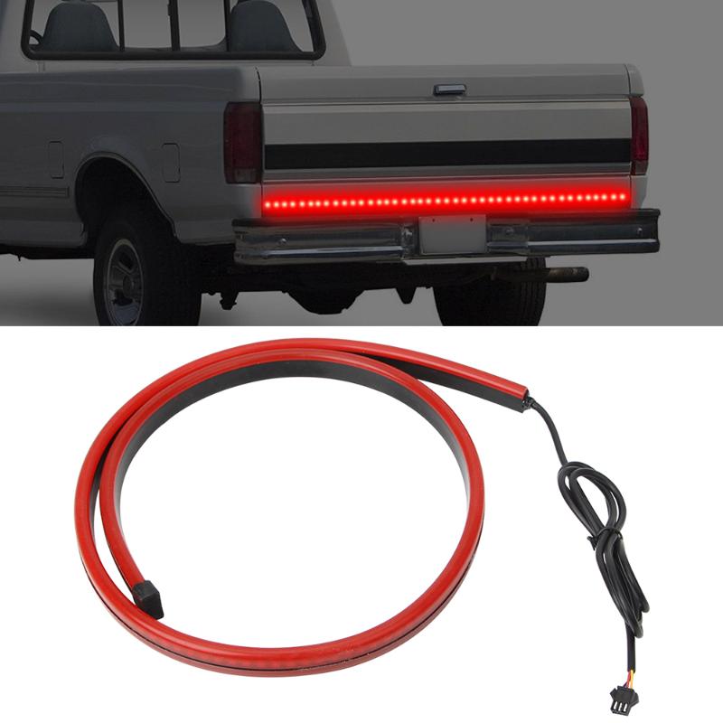 

Emergency Lights 100CM Flexible Stop Car Rear Tail Warning Light Red Brake Turn Signal Lamp Universal High Position Car-Styling Streamer